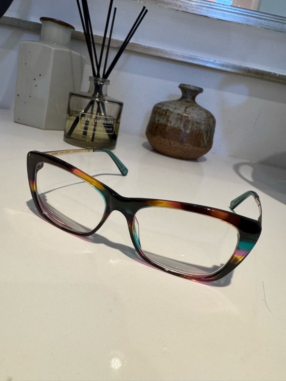 FHONE Designer Multicolor Cat-Eye RX Glasses